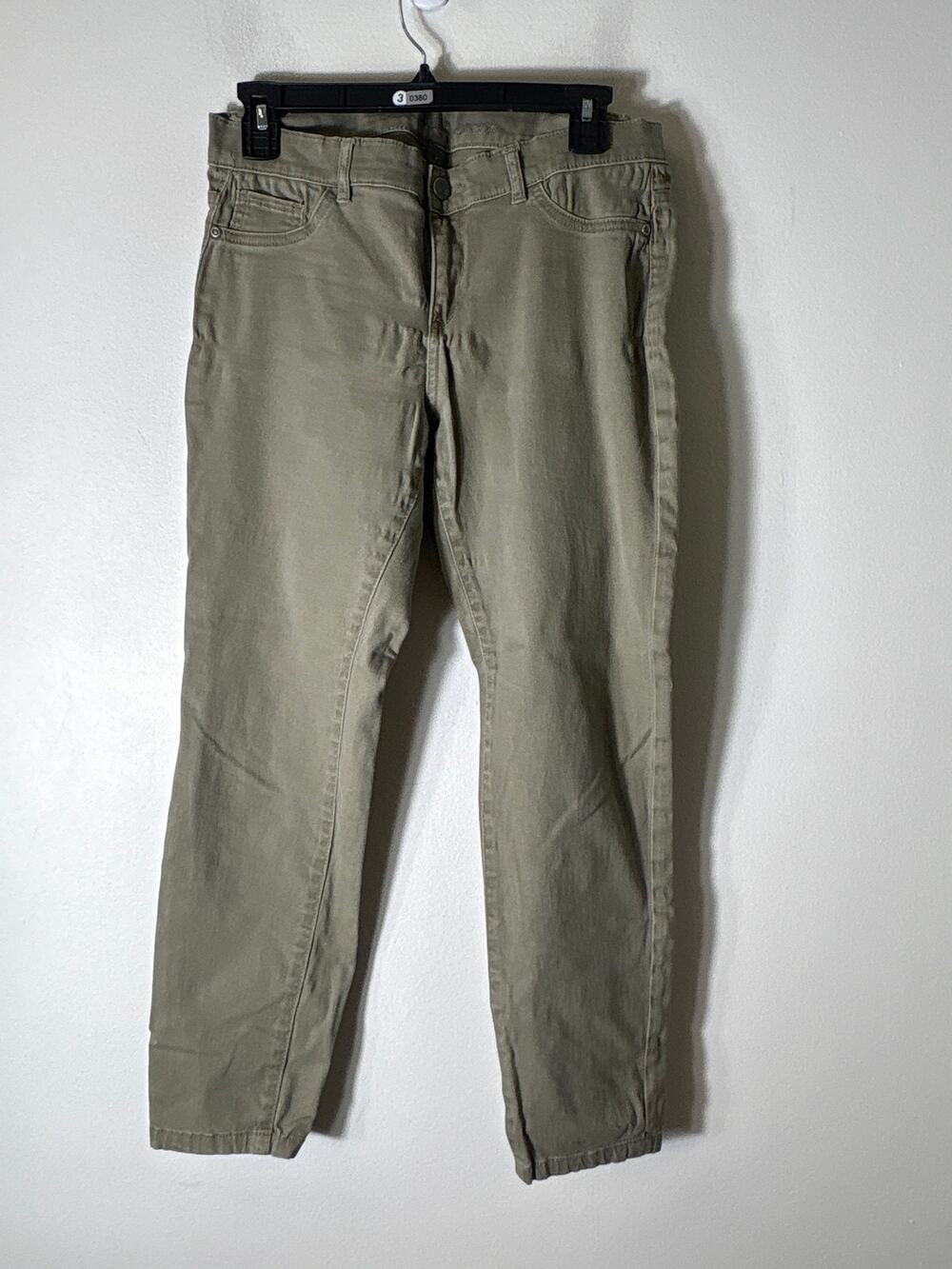 Soho Olive Green Ankle Legging Pants Sz 8